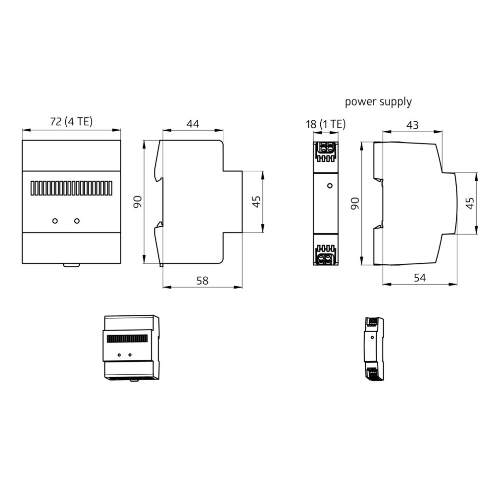 BEG Vistation-KNX REG Gris Accessoires - 93335