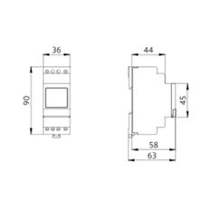 BEG TS-DY1 Horloge digitale annuelle 1 canal - 92674