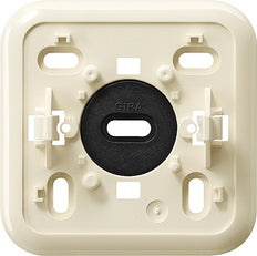 Gira Plaque de montage simple Click-It pour montage en saillie Blanc crème - 008110 [5 pièces]