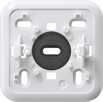 Gira Click-It Plaque de montage simple blanc pur - 008111 [5 pièces]