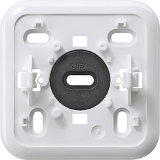 Gira Click-It Plaque de montage simple blanc pur - 008111 [5 pièces]