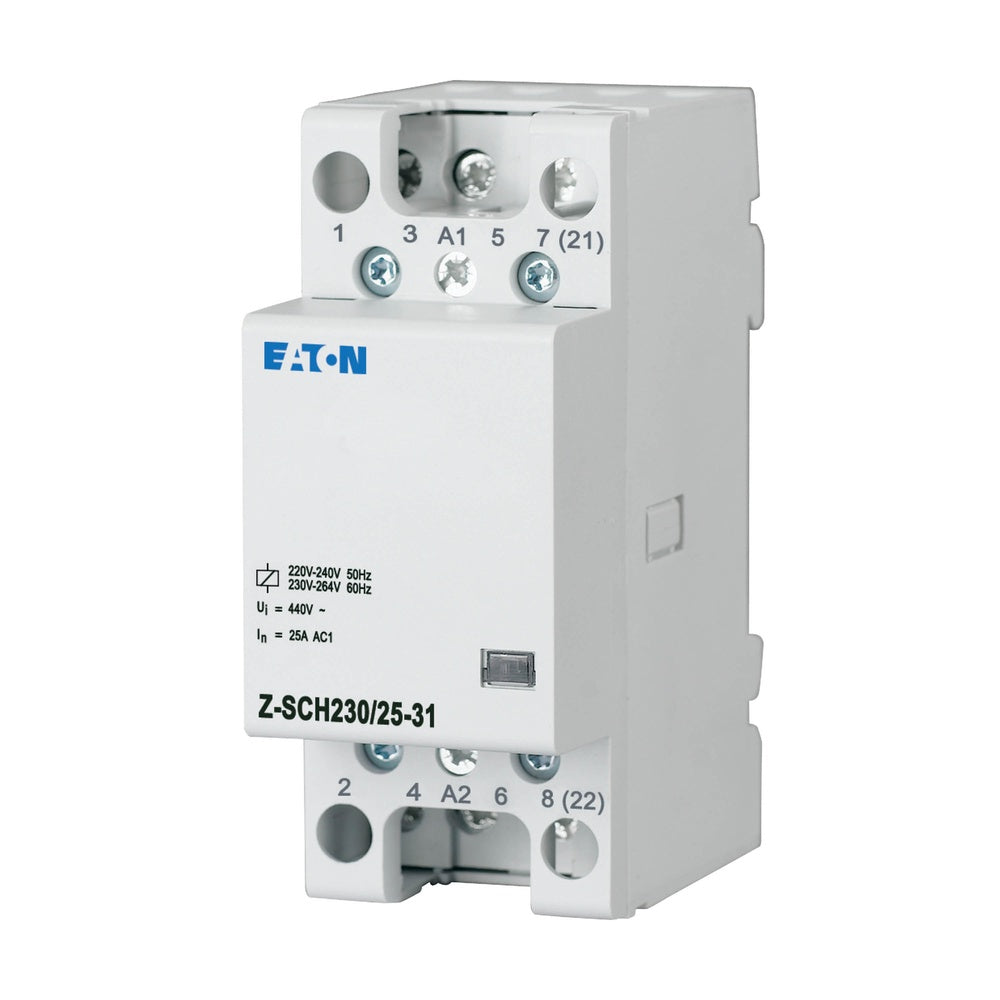 Eaton Installation Contactor 230VAC 50Hz 25A 3NO 1NC - 248846