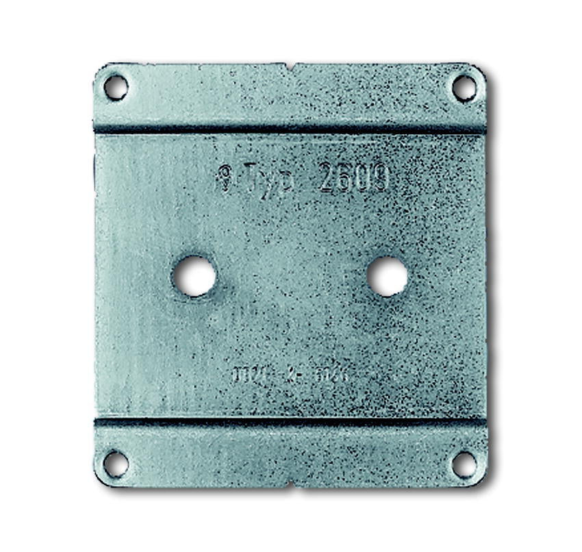 ABB Busch-Jaeger 1V Plaque de montage métallique pour Ocean/WS/WD - 2CKA001716A0042