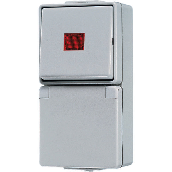Jung WG600 Interrupteur combiné avec lampe de contrôle - 676KOW