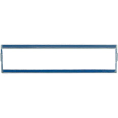 Couvercle en plexiglas Jung pour fenêtre de texte 17x54mm - A81NA [2 pièces]