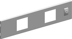 ABB Porte de Compartiment Pour Panneaux de Mesure 96x96 RAL7035 Hauteur 150mm RT1506 - 2CPX066447R9999