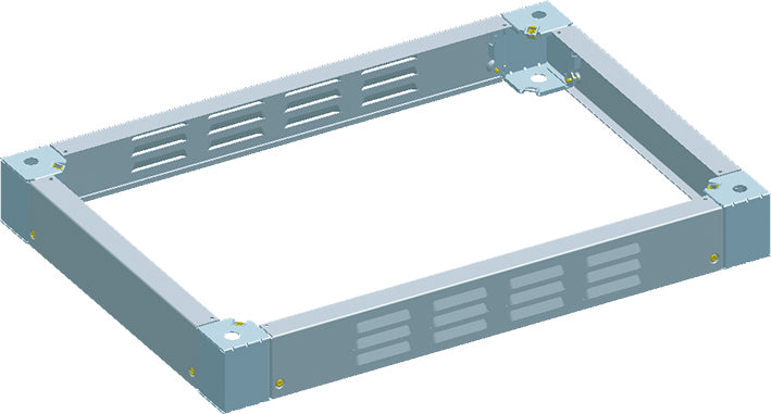 ABB Socle avec ouvertures de ventilation de 100 mm RAL7005 RSR38L - 2CPX066803R9999