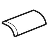 Legrand Mosaic Curved Label Plate - 079151 [10 Pieces]