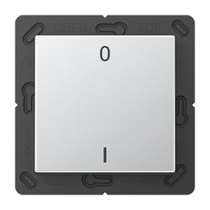 Jung Eno Wireless Wall Transmitter A500 Aluminum 2 Channel Symbols - ENOA590-01AL