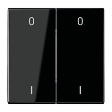 Jung Eno LS990 Émetteur mural sans fil noir à 4 canaux - ENOLS995-01SW