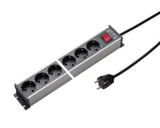 Martin Kaiser 4-Way Power Strip with Switch and 1.5m Cable - 1101ZL4L-SG15 [10 Pieces]