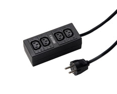 Martin Kaiser 4-Way C13 Socket With Earthing Contact 1.5m Black - 573ZL/740/SW [10 Pieces]