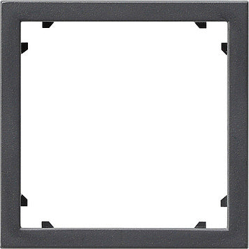 Cadre adaptateur carré Gira 45x45mm Système 55 Anthracite - 028328 [2 pièces]