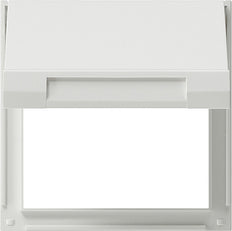 Gira Adapter Frame With Cover TX44 Pure White - 065466