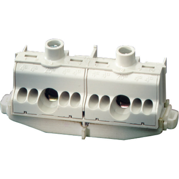 Hensel Vis de fixation pour rail DIN - Connexion des bornes gris - FC L 10