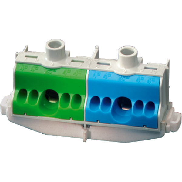 Hensel PE et N Montage par collier avec rail DIN - FC PN 10