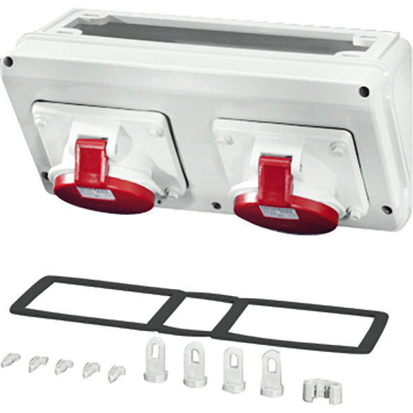 Hensel MI CB 13 IP44 Boîte de connexion 2x32A 5P 400V 300mm - Mi CB 13