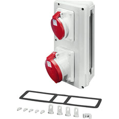 Hensel Mi CB 15 Connection Box IP44 1x32A 1x63A 5P 400V 6H CEE - Mi CB 15