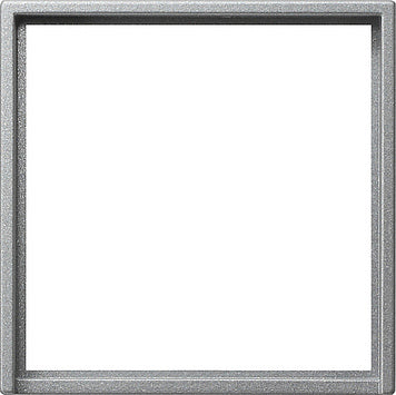 Gira Cadre d'adaptation carré 50x50mm Système 55 aluminium - 028226