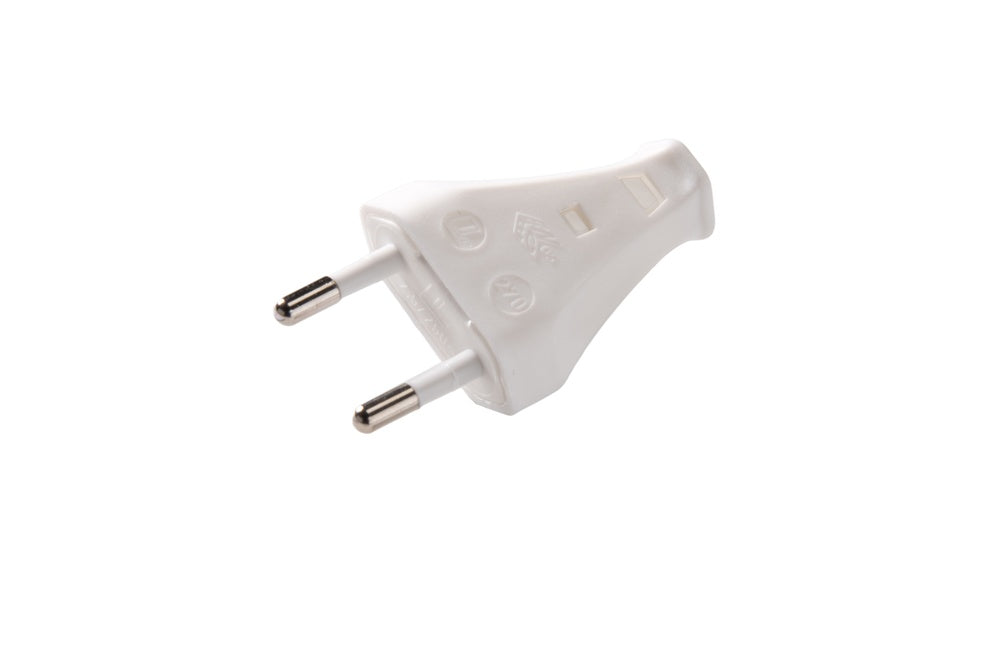 Martin Kaiser Euro Plug 2.5 Amp Unarthed EN 50075 White Plastic IP20 - 852/WS