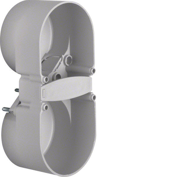 Hager Berker Integro 2-Gang Boîte de protection contre les contacts Gris - 9191501
