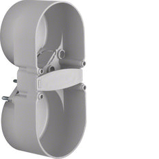 Hager Berker Integro 2-Gang Boîte de protection contre les contacts Gris - 9191501
