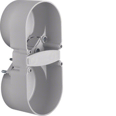 Hager Berker Integro 2-Gang Boîte de protection contre les contacts Gris - 9191502