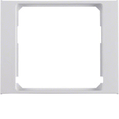 Hager Berker K.1 Central Plate Intermediate Ring Glossy White - 11087009 [2 pieces]