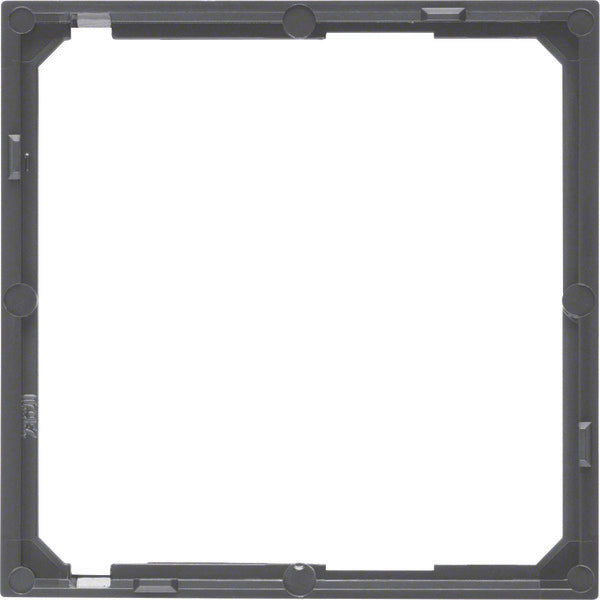Hager Berker Anneau intermédiaire pour plaque centrale Anthracite - 11091606 [5 pièces]