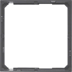Hager Berker Anneau intermédiaire pour plaque centrale Anthracite - 11091606 [5 pièces]