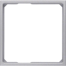 Hager Berker Anneau d'adaptation pour pièce centrale 50x50mm Aluminium mat - 11091414 [2 pièces]