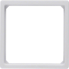 Hager Berker Anneau d'adaptation pour plaque centrale 50x50mm blanc polaire - 11096079 [5 pièces]
