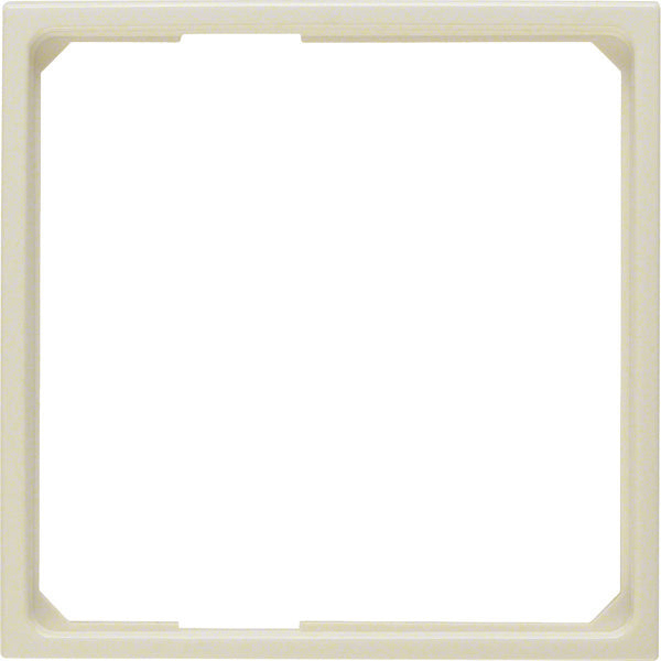 Hager Berker Anneau d'adaptation pour plaque centrale 50x50mm S1 Blanc brillant - 11099082 [5 pièces]