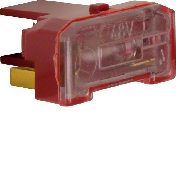 Hager Berker Lampe à incandescence rouge avec terminal N 48V 25mA - 167603