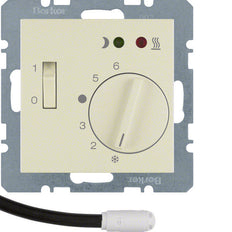 Hager Berker Thermostat de chauffage au sol avec interrupteur à contact - 20348982