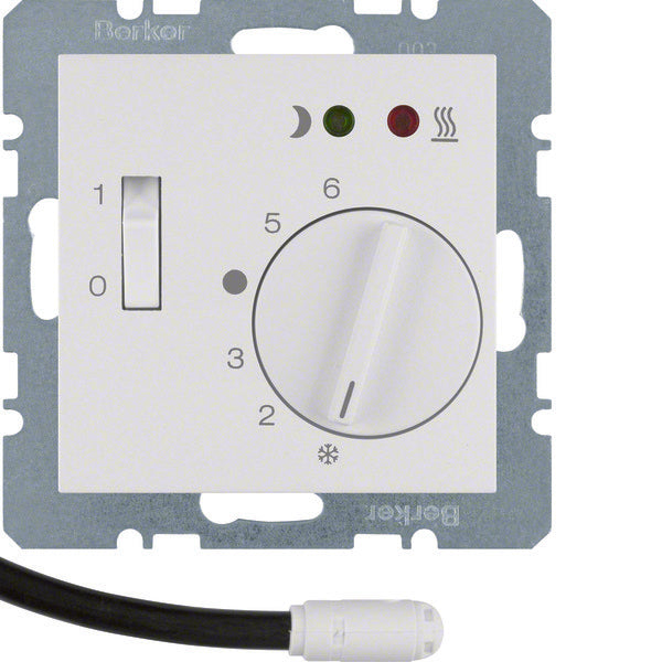 Hager Berker Floor Thermostat With Contact Switch - 20348989