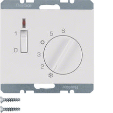Hager Berker Thermostat With NC Contact And LED Indicator - 20307109