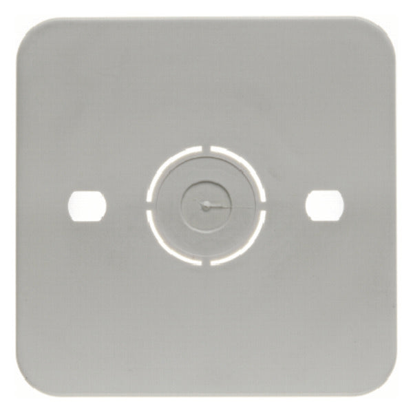 Hager Berker Flame Retardant Base Plate 1 Gang Surface Mount White - 105250 [2 pieces]