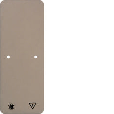 Hager Berker Plaque de base blanche auto-extinguible montée en surface - 105940