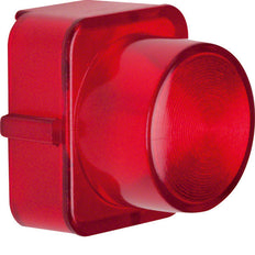 Hager Berker Lentille Rouge Transparente Pour E10 Bouton Poussoir Signal Lumineux - 1222