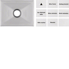 Hager Berker Lentille pour bouton-poussoir et témoin lumineux E10 - 12470004