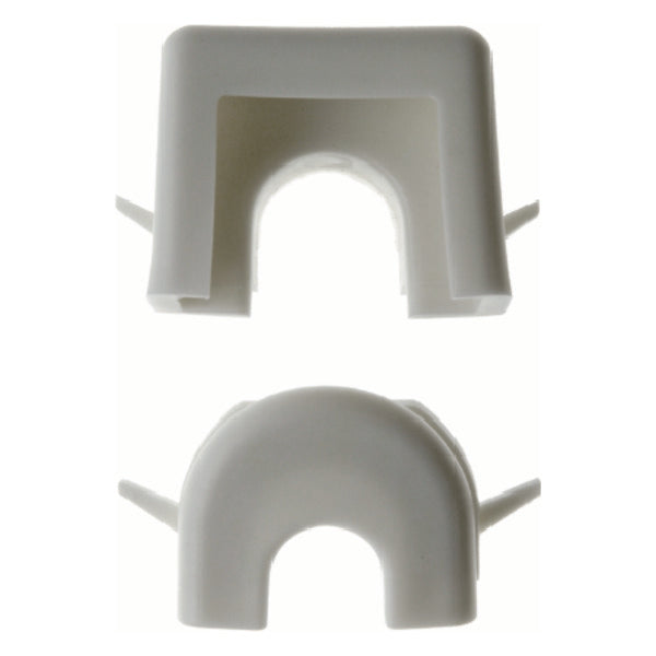 Surface Mounted Cable And Duct Entry White - 1813 [5 pieces]