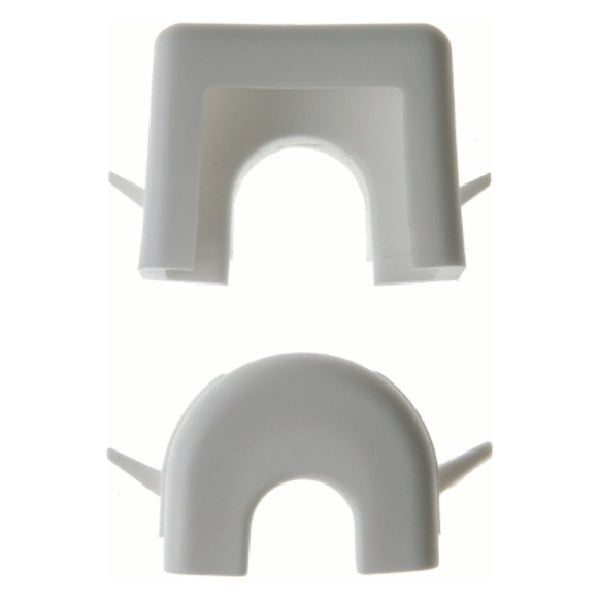 Berker Cable and Duct Entry Surface Mounted Polar White - 181309 [2 pieces]