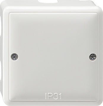 Gira Junction Box IP31 System 55 Pure White - 007003