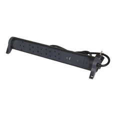 Legrand Mountable And Rotatable USB A+C 5X2P+A 1.5M Black - 694514 [5 Pieces]