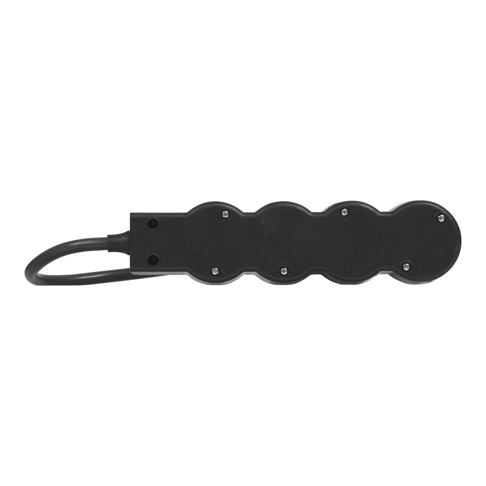 Legrand Standard Socket 4x2P+A 1.5M Cord Black - 694553 [10 Pieces]