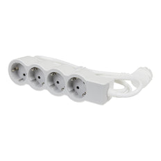 Legrand Standard Socket 4x2P+A 5m Cord - White Gray - 694569 [10 Pieces]