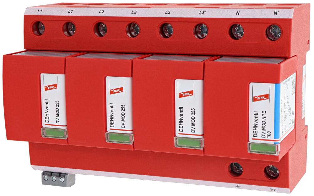 Module de protection contre les surtensions multipolaire Dehn Ventil M TT 255 FM - 951315