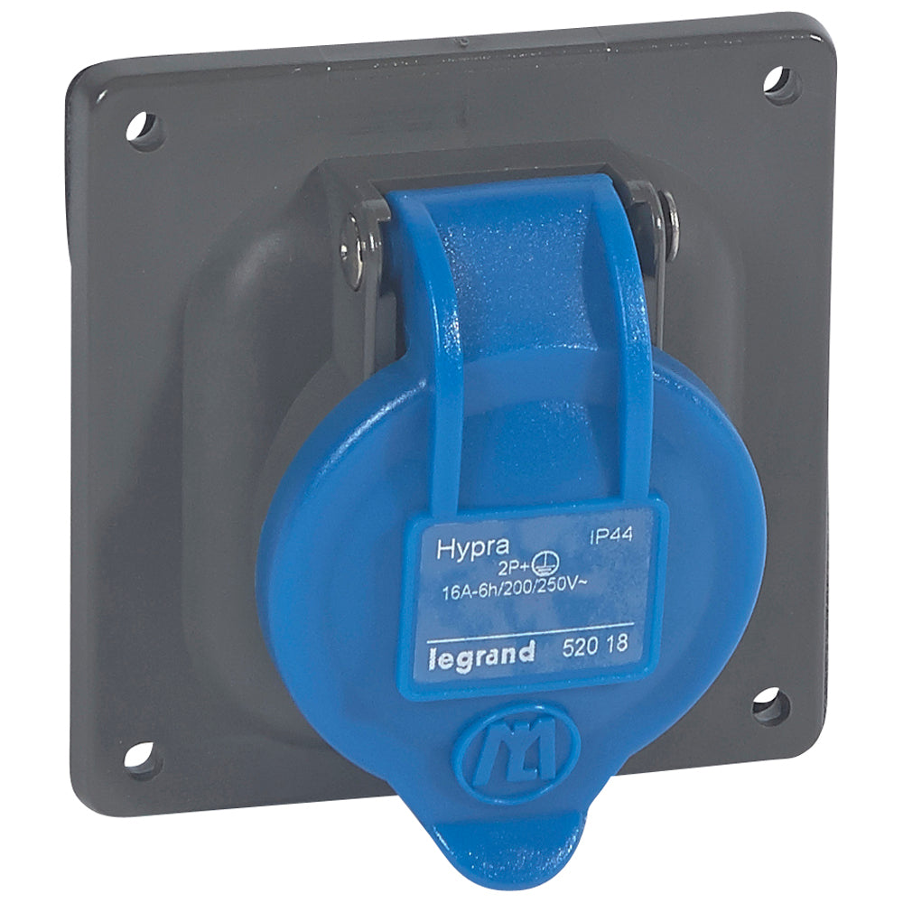 Legrand Inbuilt Socket 230V 16A 4P IP44 Hypra - 052019