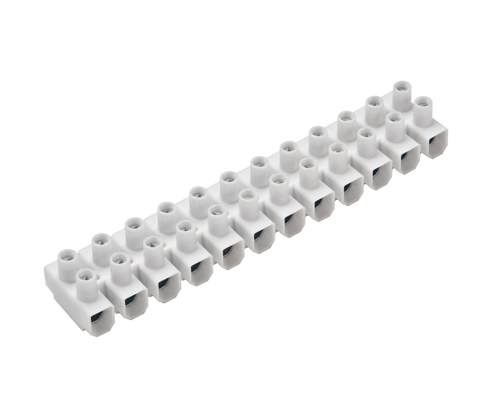 Martin Kaiser 12-Pole Terminal Block 25mm2 10 Pieces In Foil - 726/NATUR [100 Pieces]